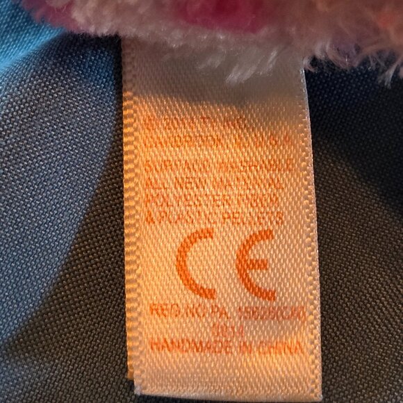 Ty Beanie Boo Sweetikins Teddy Bear Plush Valentines Pink Red Heart 2014 Toy 6" - Picture 4 of 5